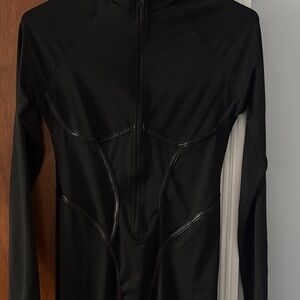 Black Long Sleeve Bodysuit